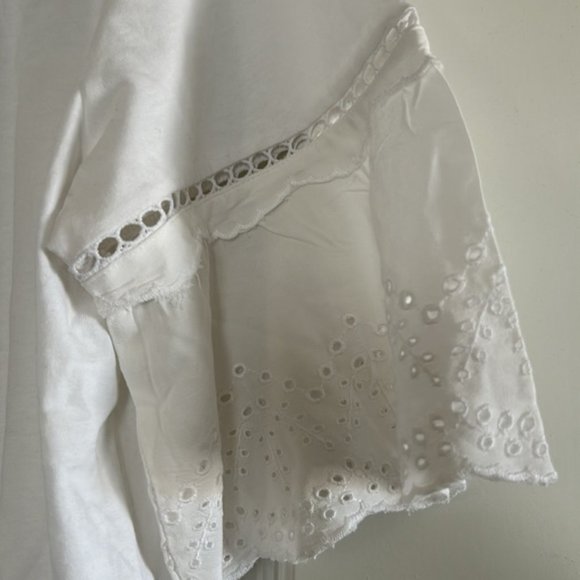 White rayon tee - Picture 3 of 3